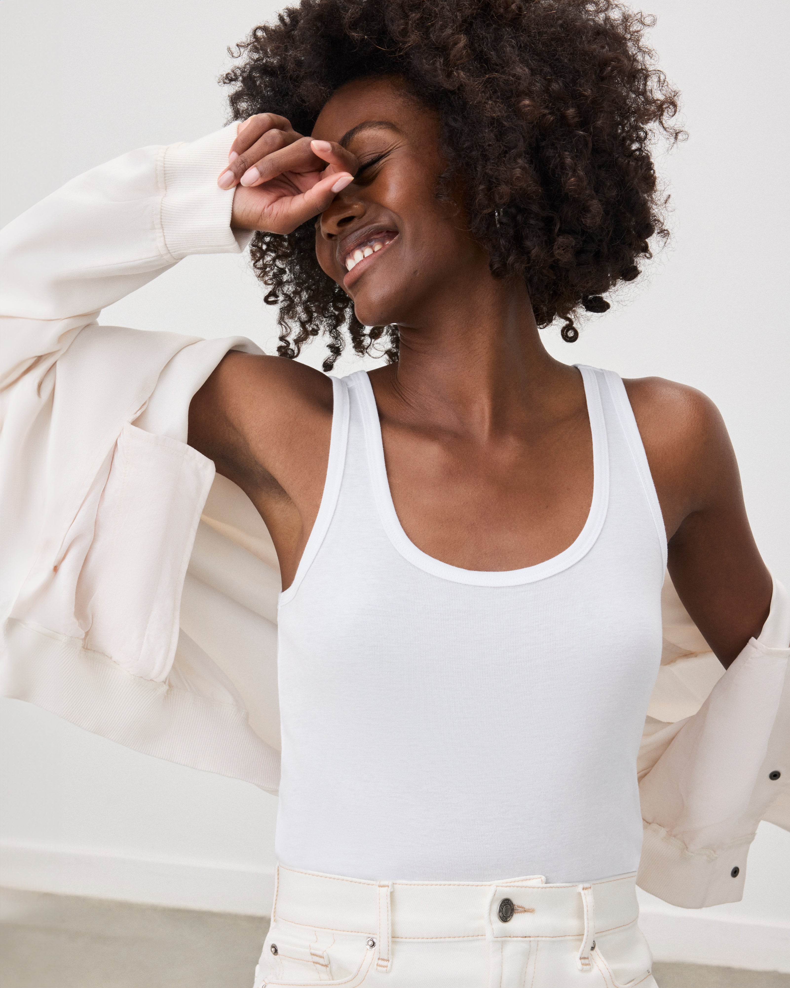 The Classic Tank color White