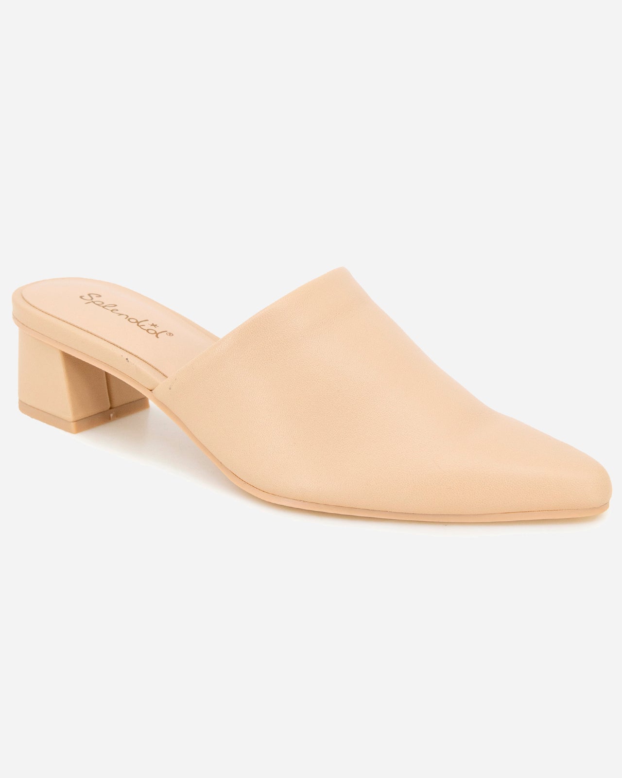 Lorelei Mule Slide in Almond color Almond