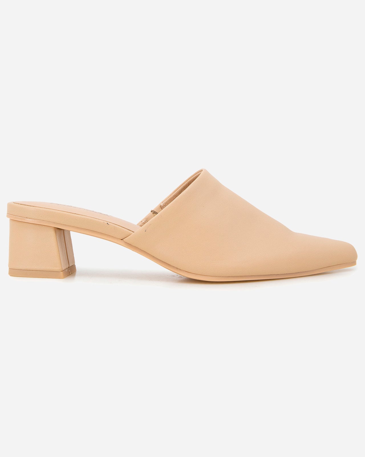 Lorelei Mule Slide in Almond color Almond