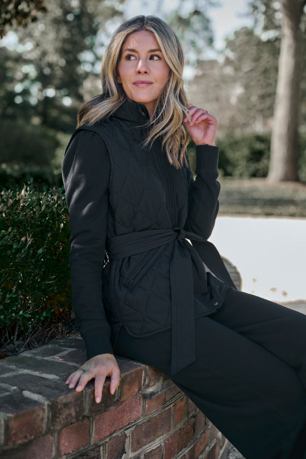 Splendid x Charli Evans Puff Sleeve Top