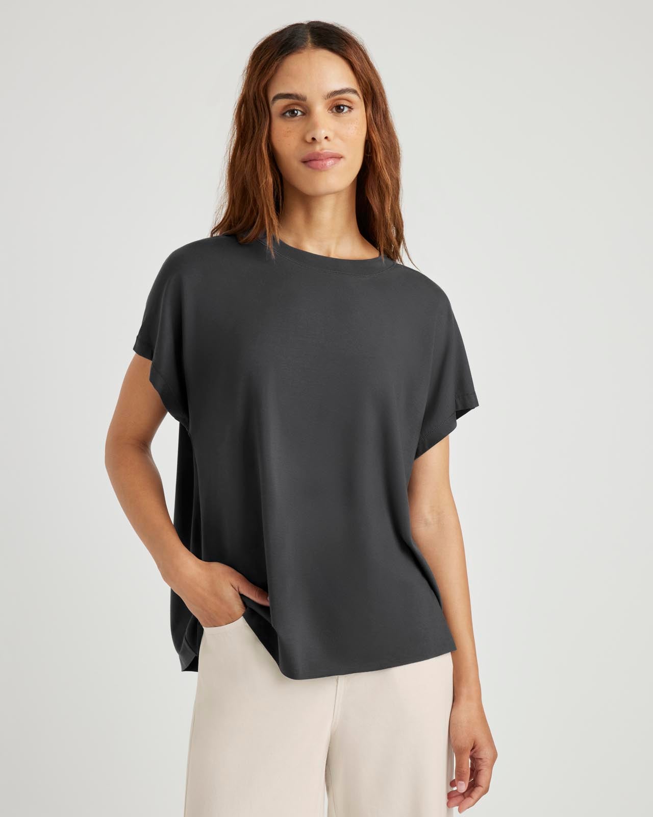 トップス SAPEur BASIC S/S TEE Tyra Short Sleeve Tee | Splendid