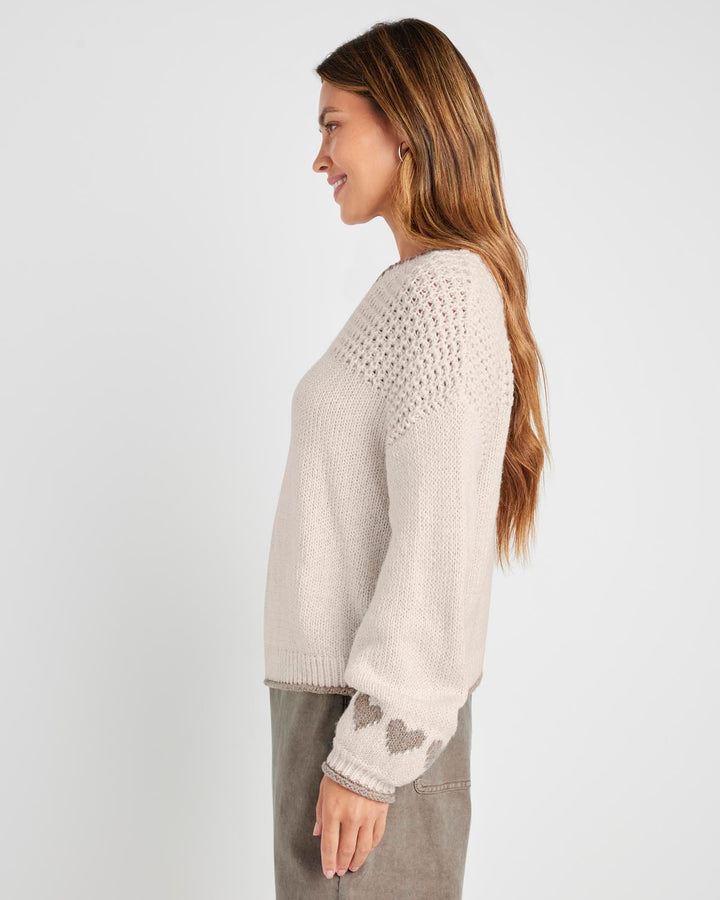 Charity Hearts Sweater | Splendid