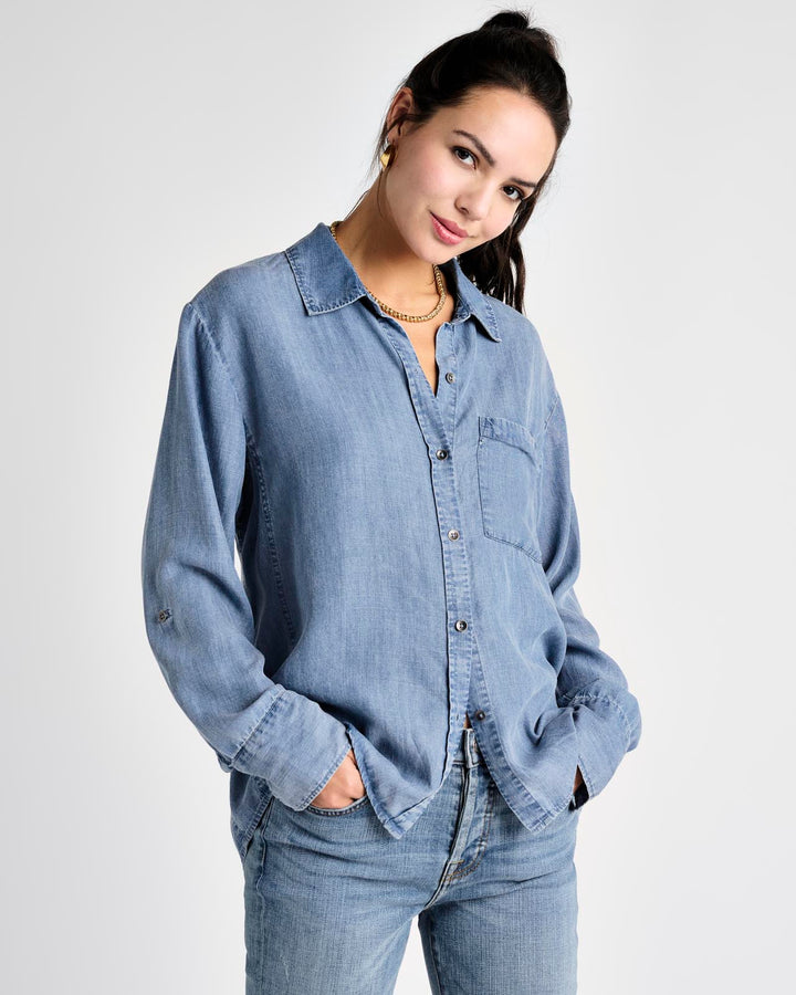 The Chambray and Denim Shirts Should Be on Your Wishlist in Fall