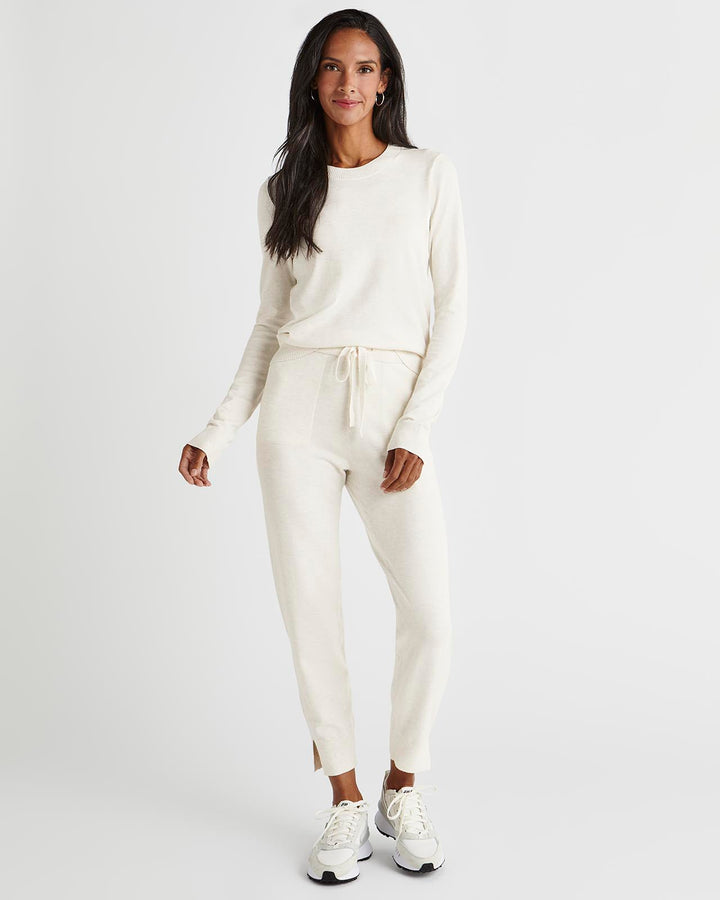 Splendid Women's Knit Jogger Pants – Rayon Casual Lounge Pants With Drawstring & Side Pockets
