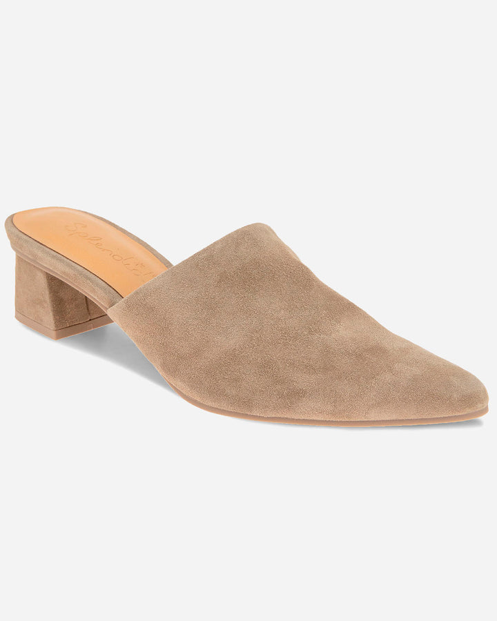 Splendid - Lorelei Suede Mule in Ermine Splendid - Lorelei Suede Mule in Ermine
