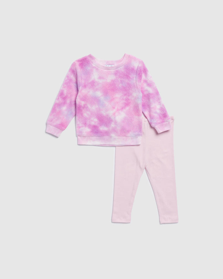Infant Girl Topaz Sherpa Long Sleeve Set Splendid