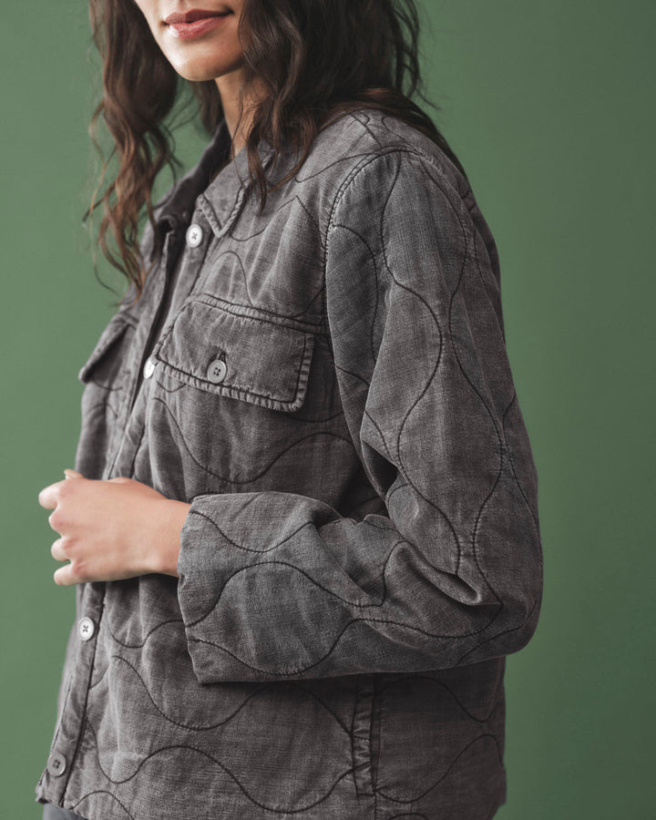 Kayden Black Indigo Jacket | Splendid