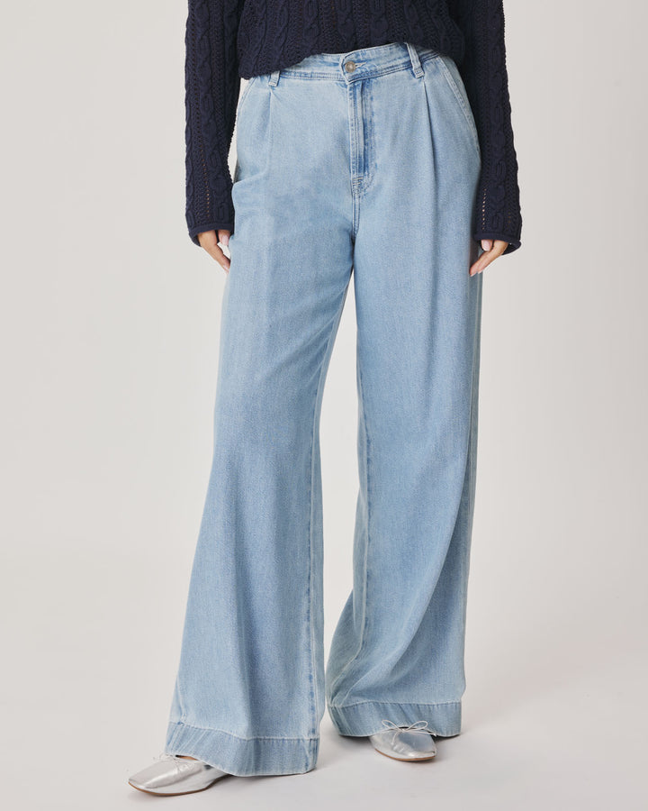 Suki Denim Trouser in Light Wash