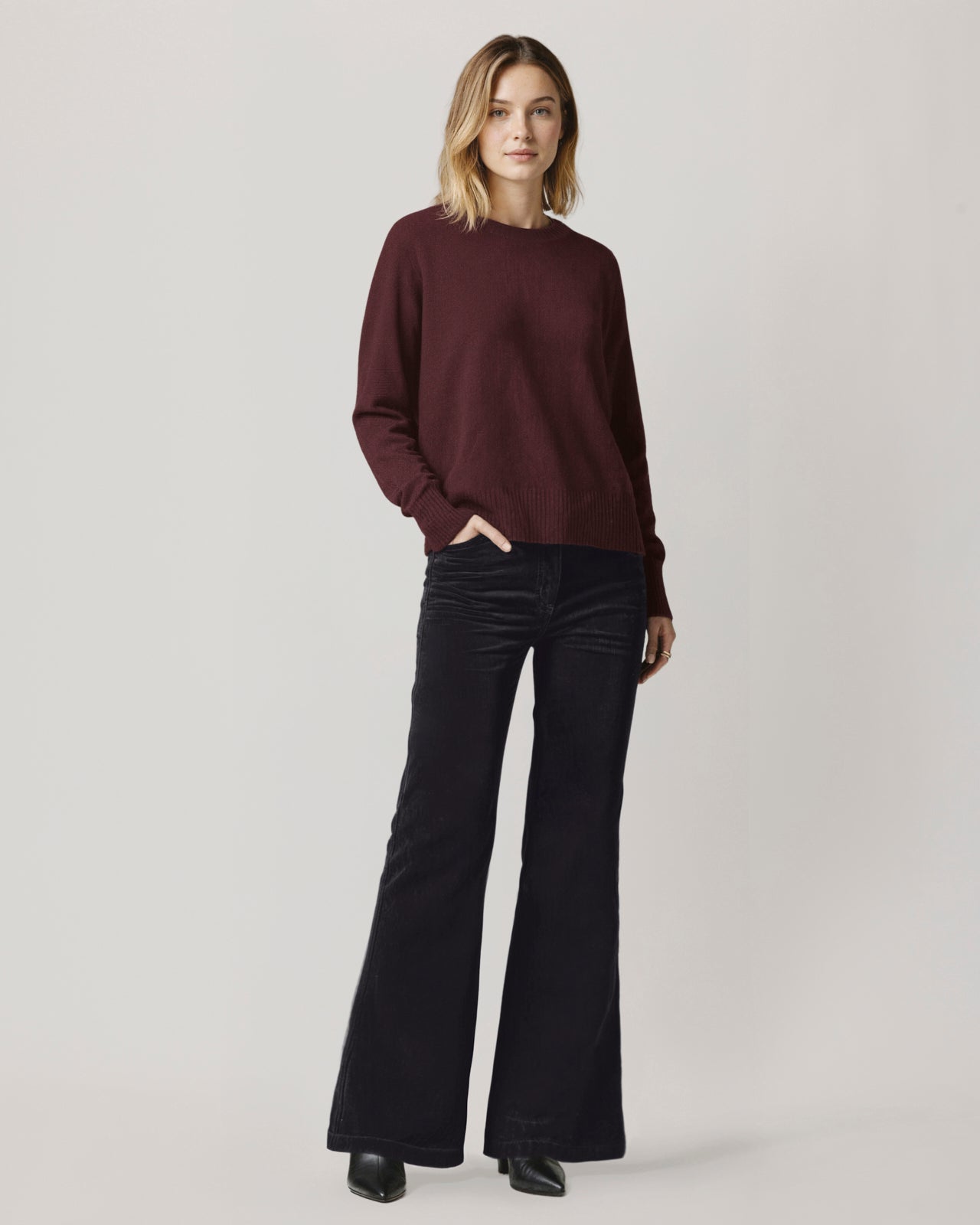 BRIEFING MS CORDUROY PANTS ブラック M Monroe Corduroy Pant | Splendid