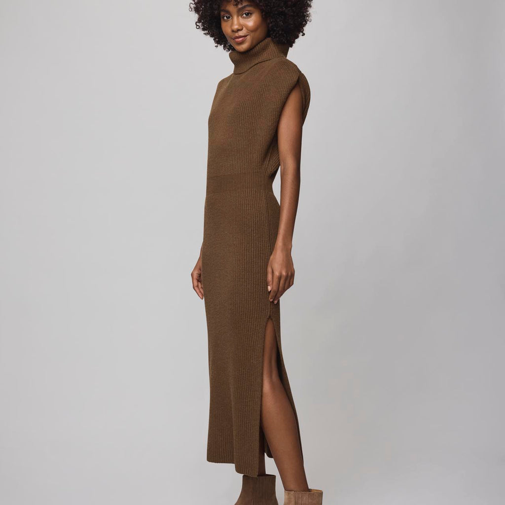 Splendid - Marigold Cashblend Sweater Dress - Pale Oak Heather Splendid - Marigold Cashblend Sweater Dress - Pale Oak Heather