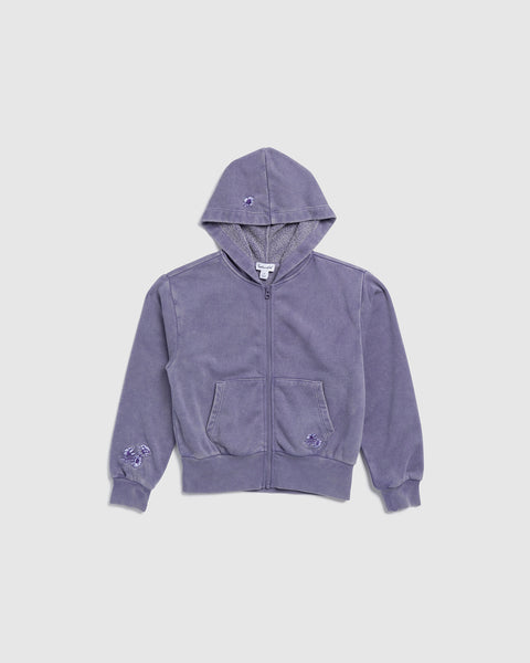 Girls Floral Floral Haze Embroidered Hoodie | Splendid