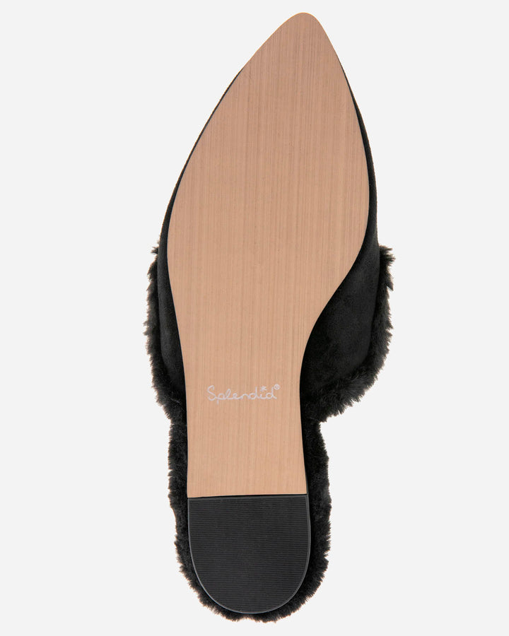 Liza Sherpa Mule in Black | Splendid