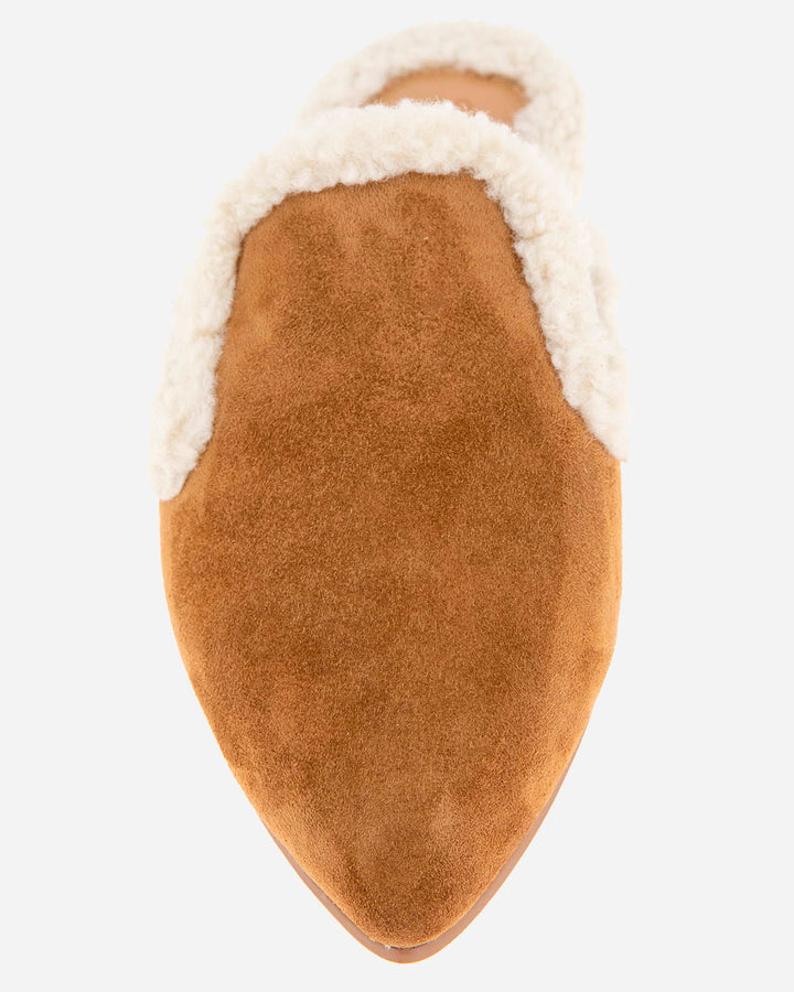 Liza Sherpa Mule in Caramel