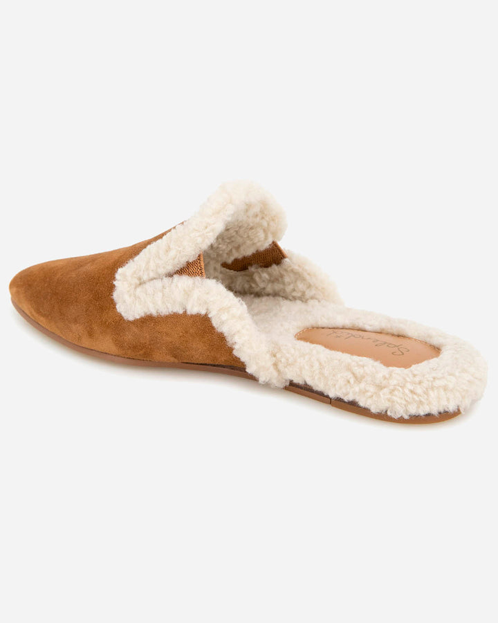 Liza Sherpa Mule in Caramel