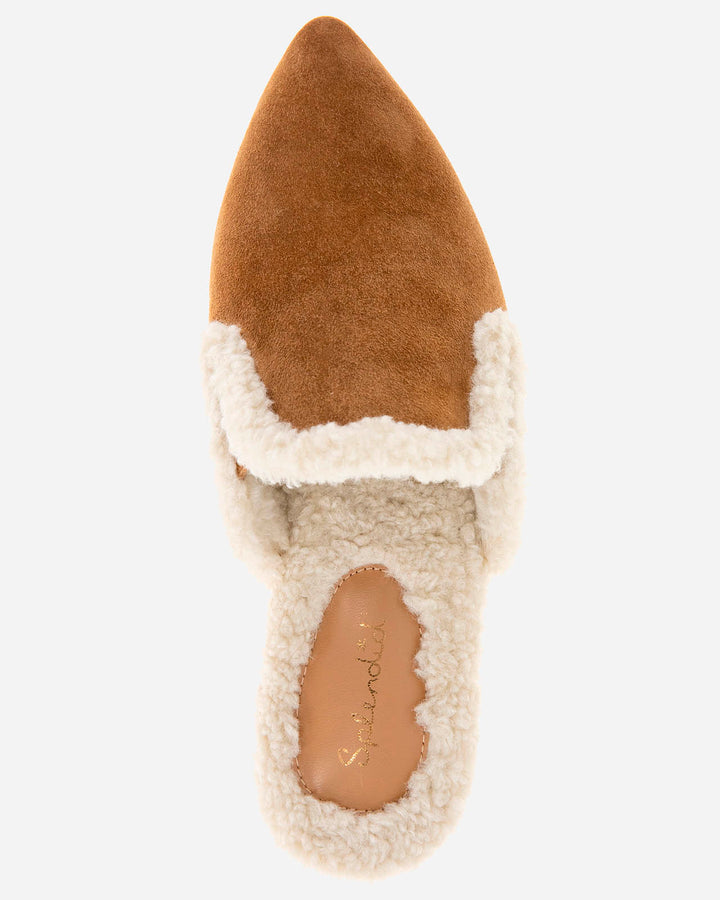 Liza Sherpa Mule in Caramel