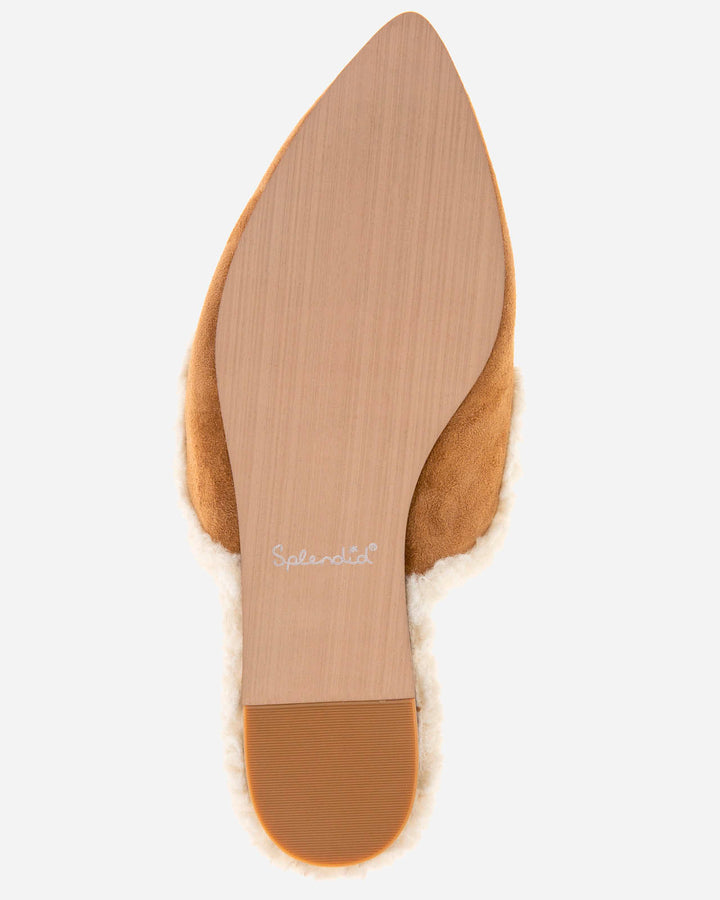 Liza Sherpa Mule in Caramel | Splendid