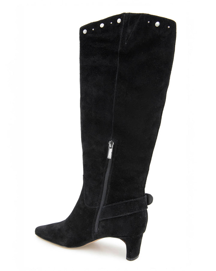 Jack Studs Tall Boot in Black | Splendid