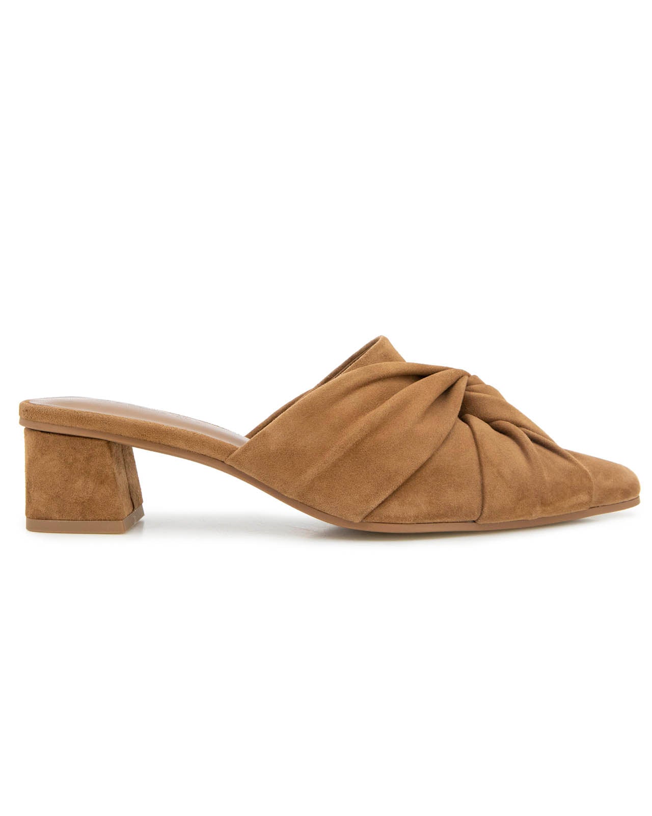 Lanis Suede Mule in Caramel | Splendid