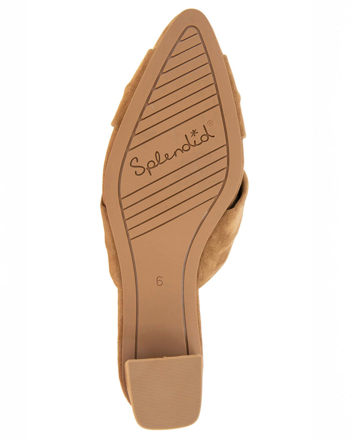 Lanis Suede Mule in Caramel | Splendid