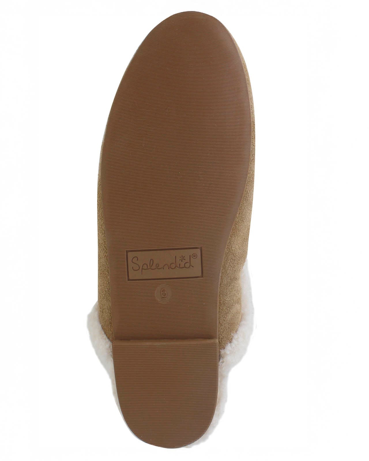 Sandra Sherpa Trim Slipper in Caramel | Splendid