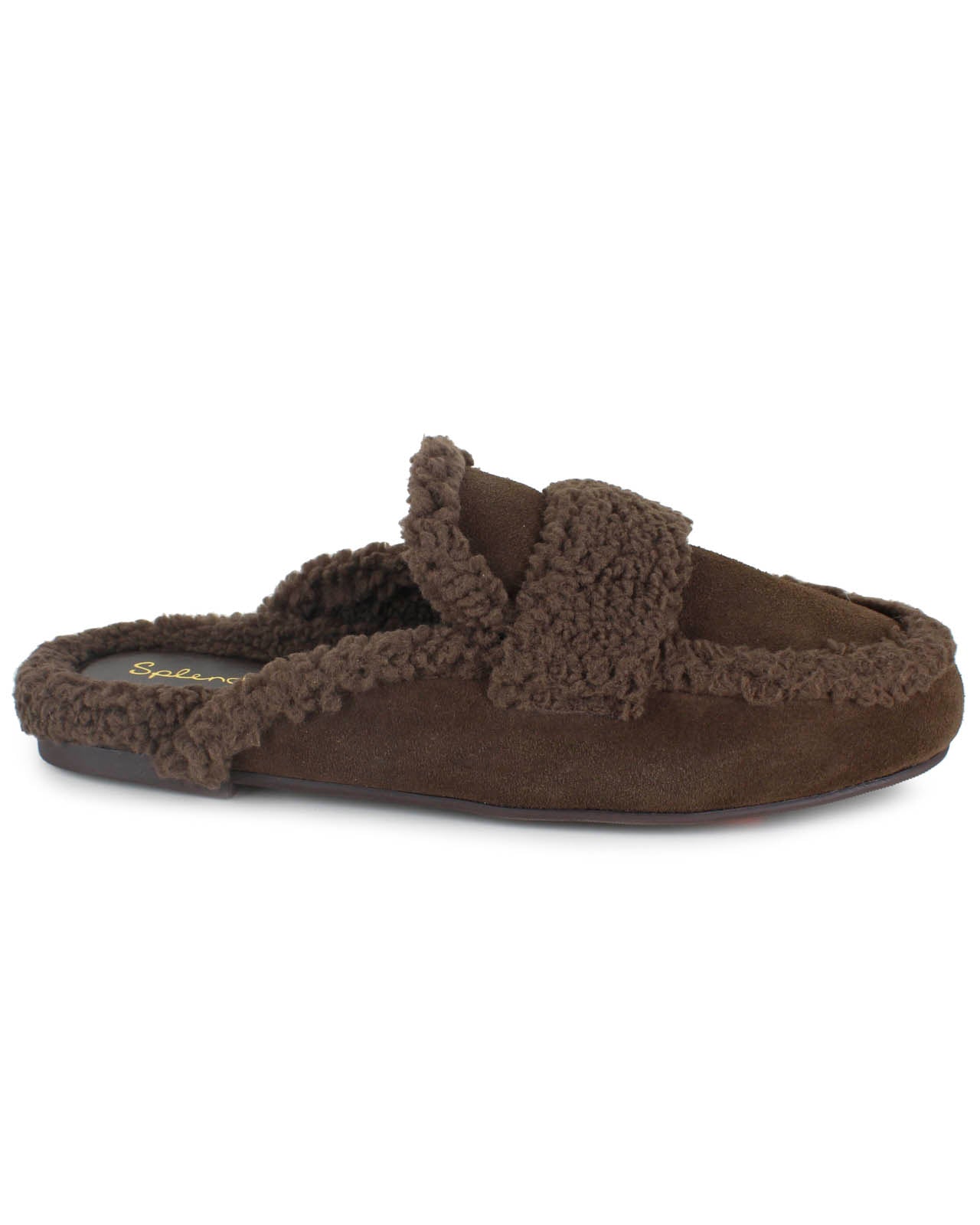 Sandra Sherpa Trim Mule in Spice | Splendid