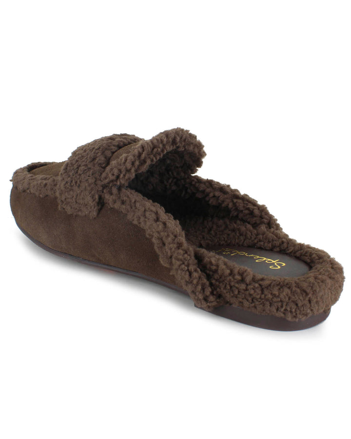 Sandra Sherpa Trim Mule in Spice | Splendid