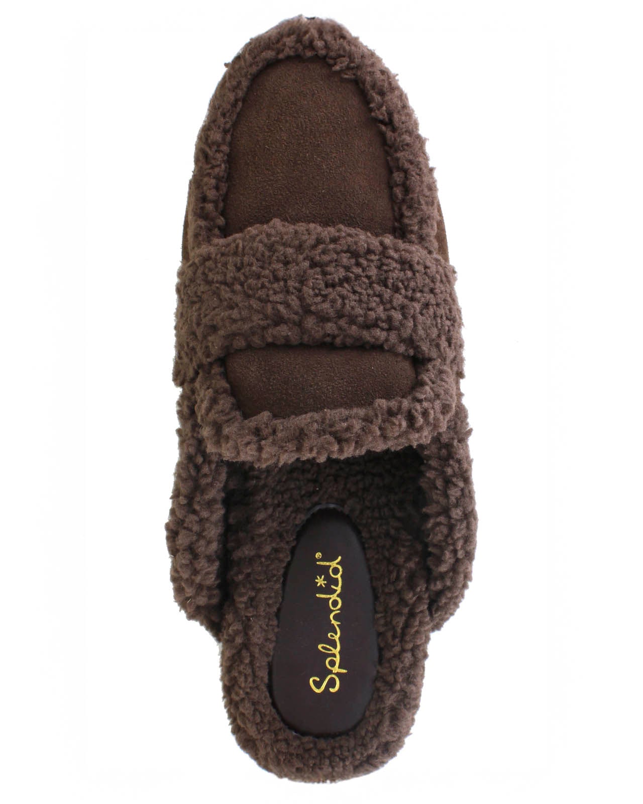 Sandra Sherpa Trim Mule in Spice | Splendid