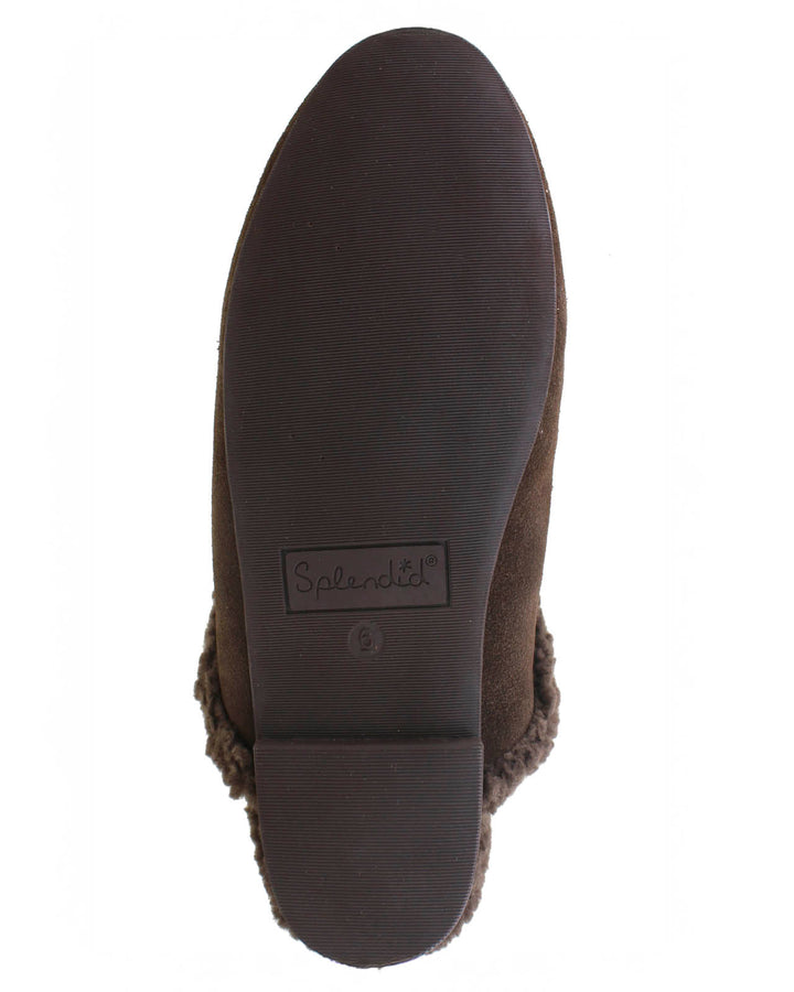 Sandra Sherpa Trim Mule in Spice | Splendid