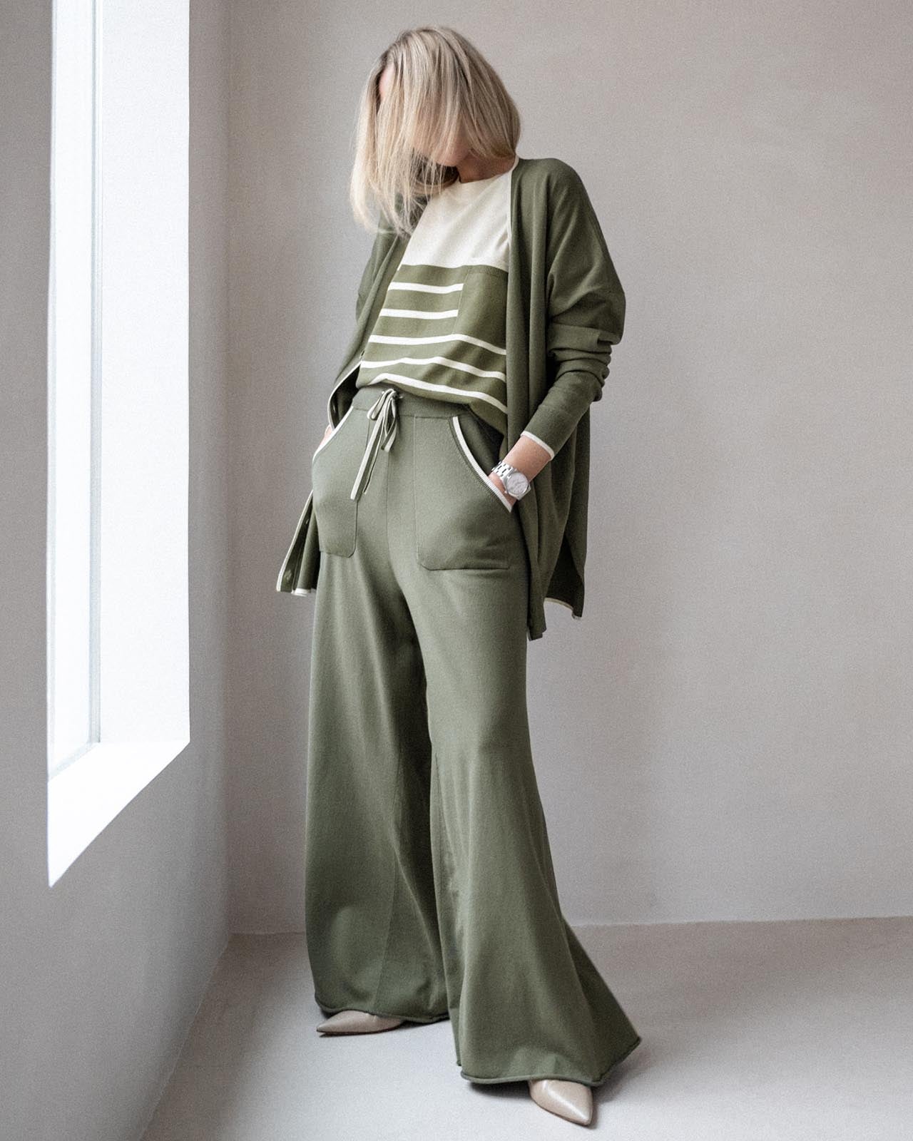 Veronica Trim Crop Wide Leg Pant | Splendid