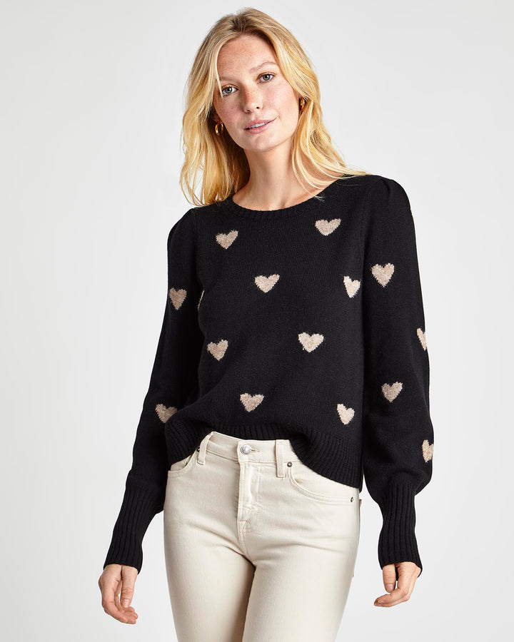 Shop Splendid Annabelle Heart Sweater