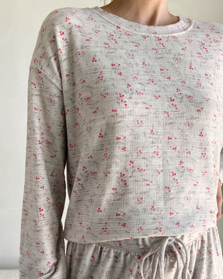 Holly Bunches Marna Waffle Thermal PJ Set | Splendid