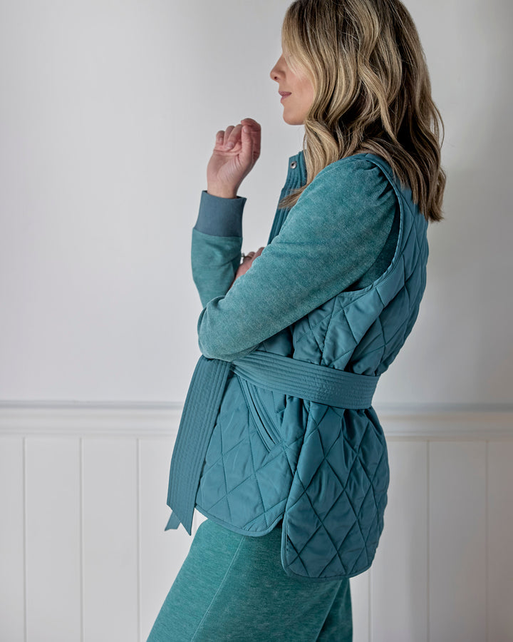 Splendid x Charli Evans Quilted Vest | Splendid