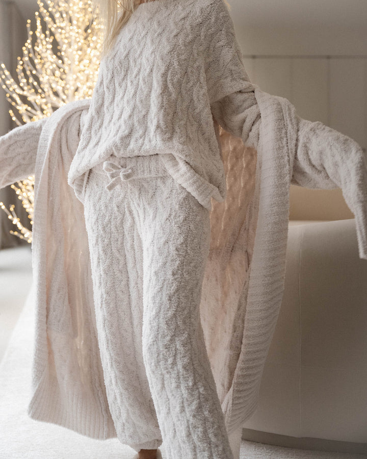 Ivory Cable Knit Sweater Set | Splendid
