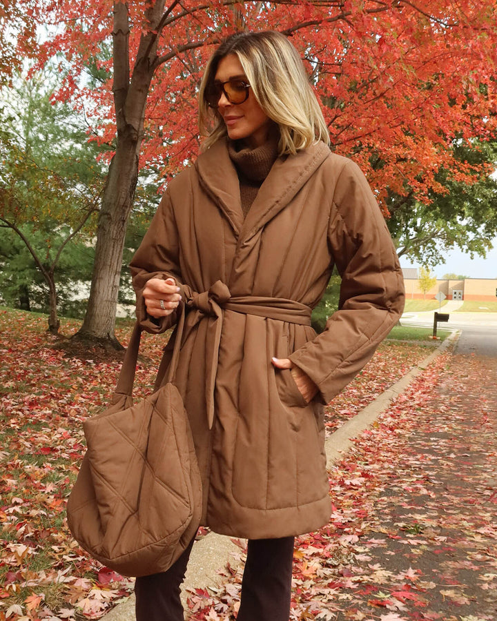 Splendid x @Cellajaneblog Quilted Coat | Splendid