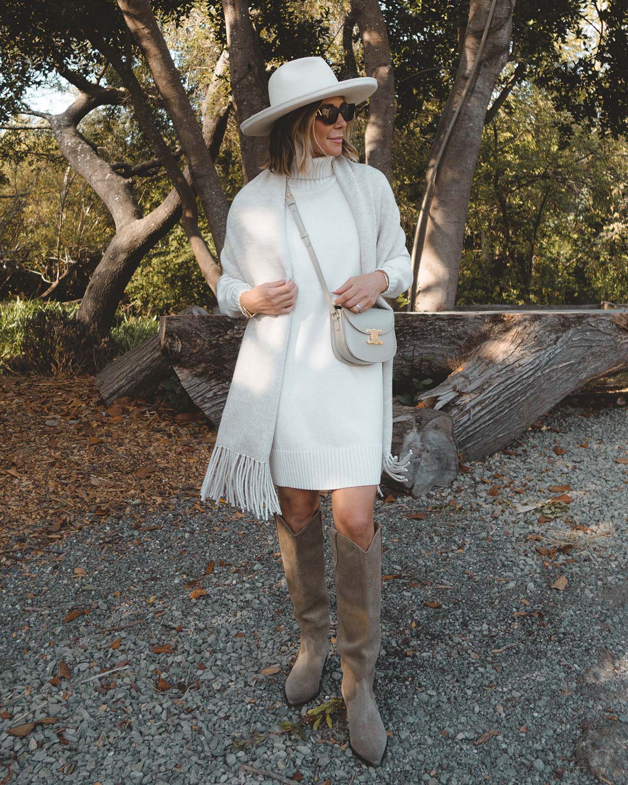splendid white turtleneck