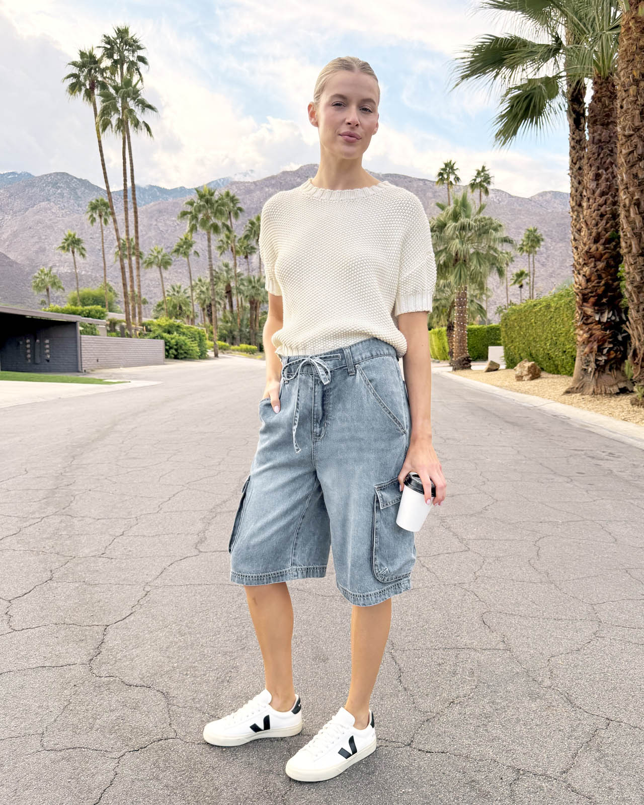L'Appartement/アパルトモン 2022SS Short sleeve summer knitショートスリーブ サマーニット【フリー】【LKNA74731】 tomato_short_sleeve_cardi.jpg?