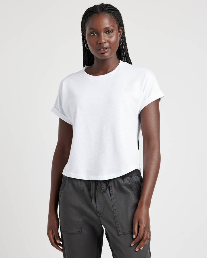 Skye Short Sleeve Slub Tee | Splendid