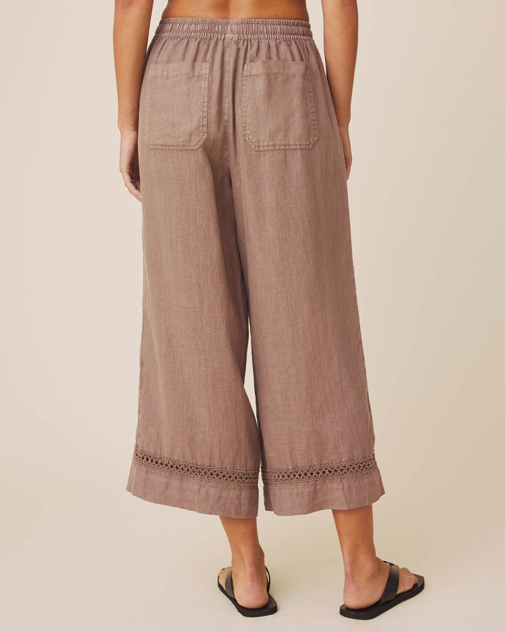 パンツ At last & Co Linen trousers 32 Stella Linen Trim Pant | Splendid