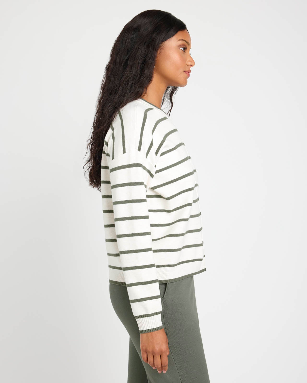 ジェットフォン Splendid x @Cellajaneblog Stripe Front Seam Sweater | Splendid