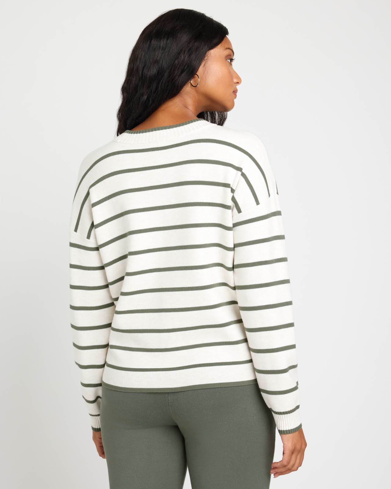 ジェットフォン Splendid x @Cellajaneblog Stripe Front Seam Sweater | Splendid