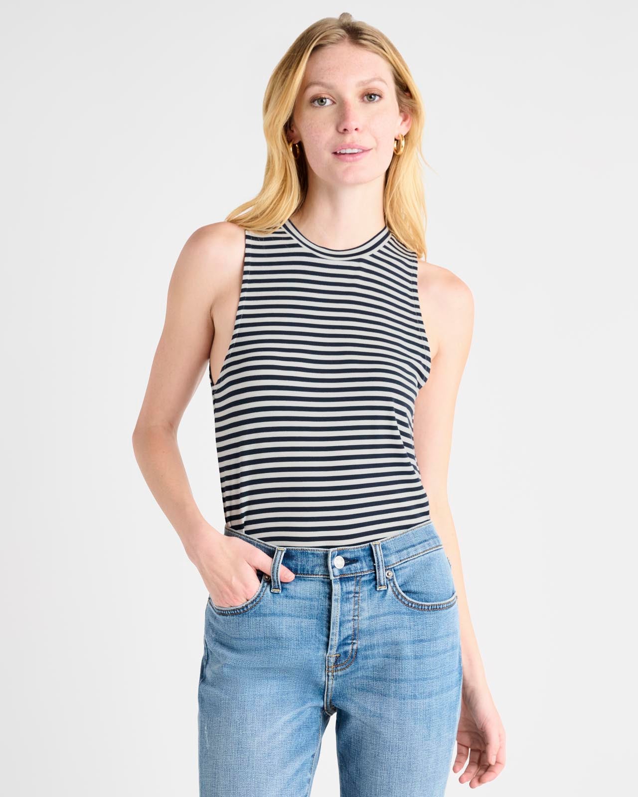 splendid multi stripe tank