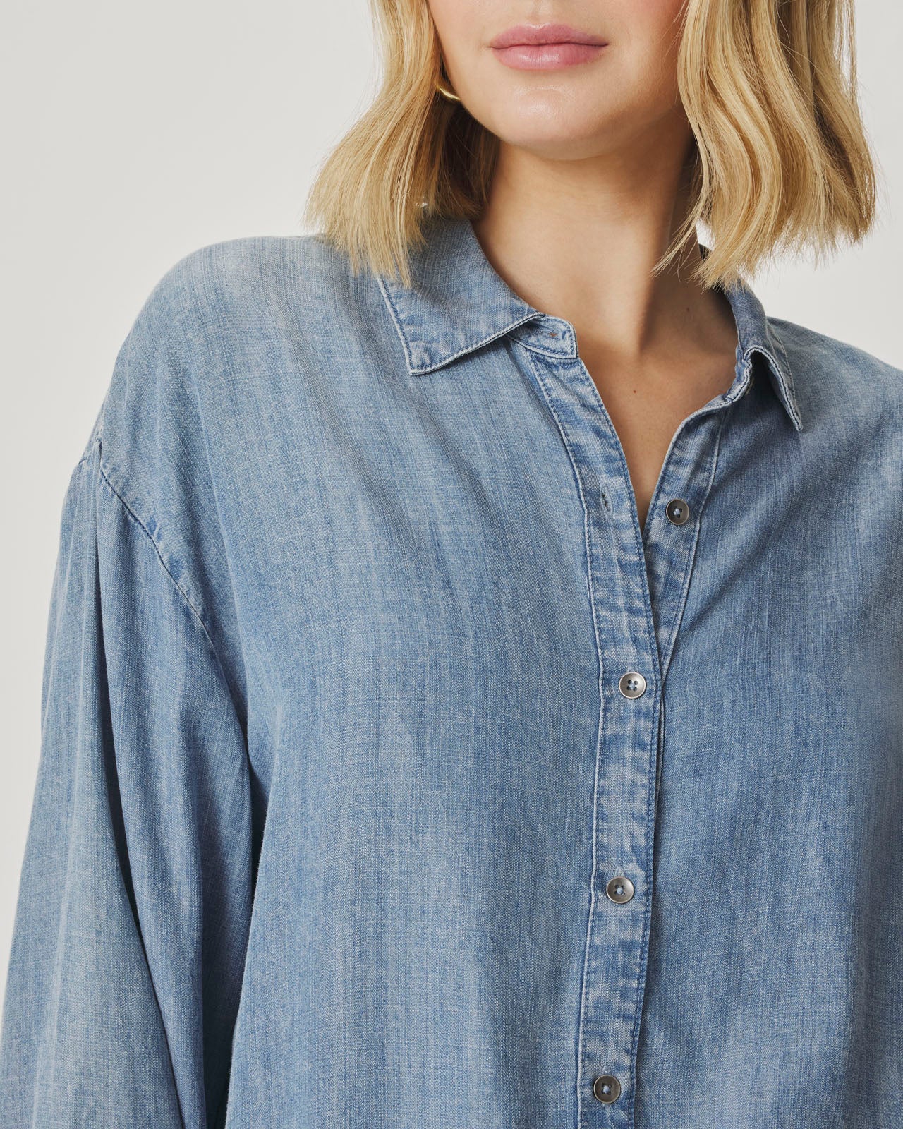 Indigo Button Down | Splendid