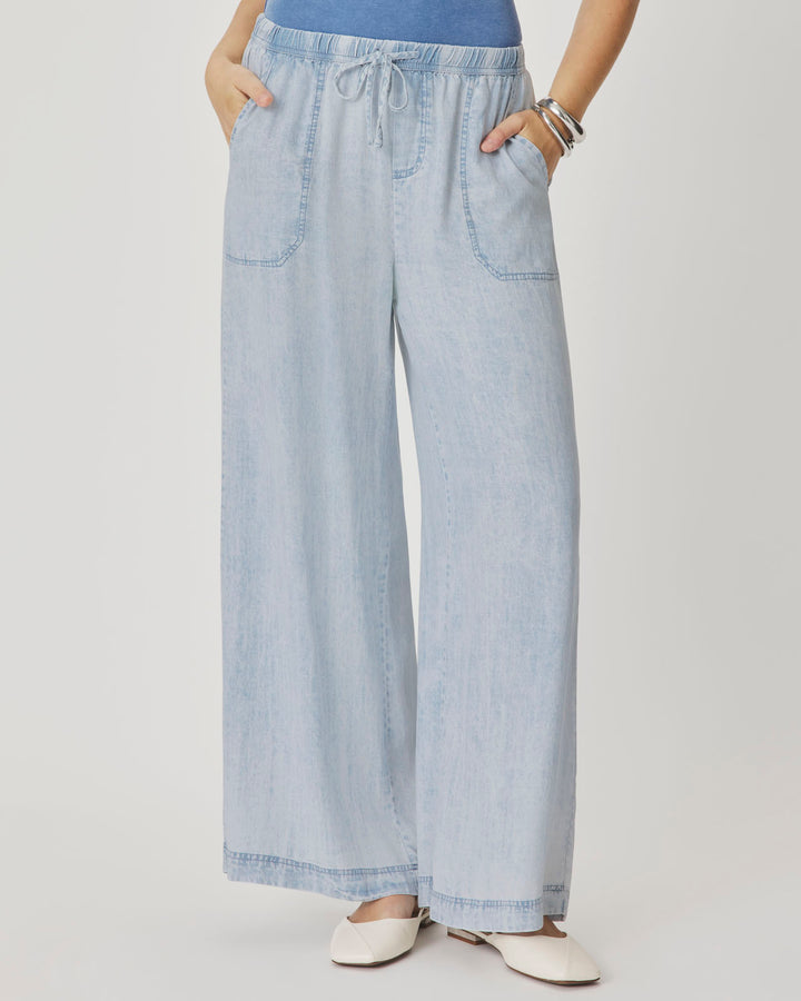 Angie Bleached Indigo Palazzo Pant | Splendid