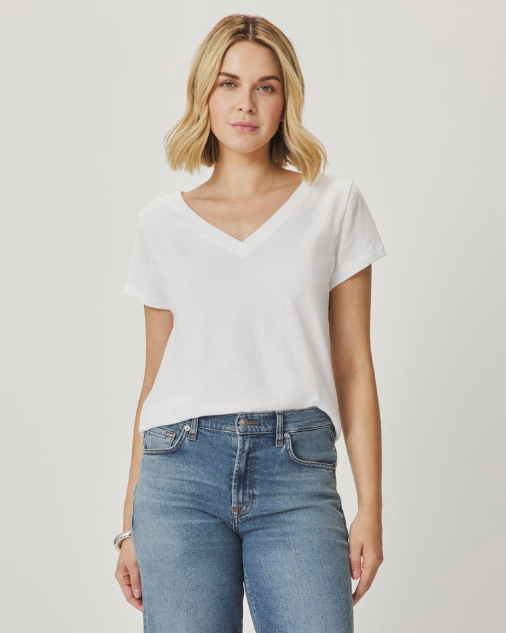 The Lila Climate Beneficial™ Verified Cotton V-Neck Tee | Splendid