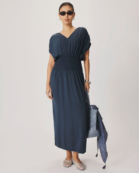 maxi dress bag Marissa Ivory Chiffon Dress - Naomi is wearing a Color:Baja Beige Horror Slashers