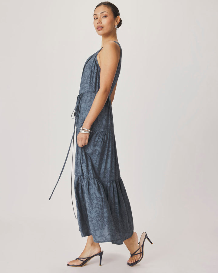 bhldn paisley 3d embellished side-slit maxi dress Splendid - Iris Paisley Maxi Dress
