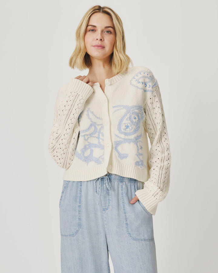 Gracie Jacquard Cardigan