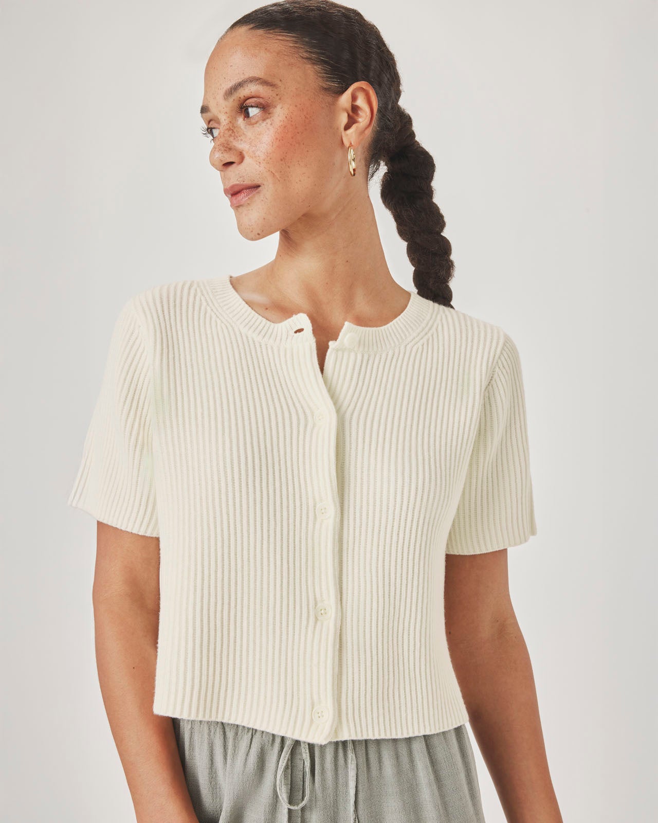 Delilah Short Sleeve Cardigan | Splendid