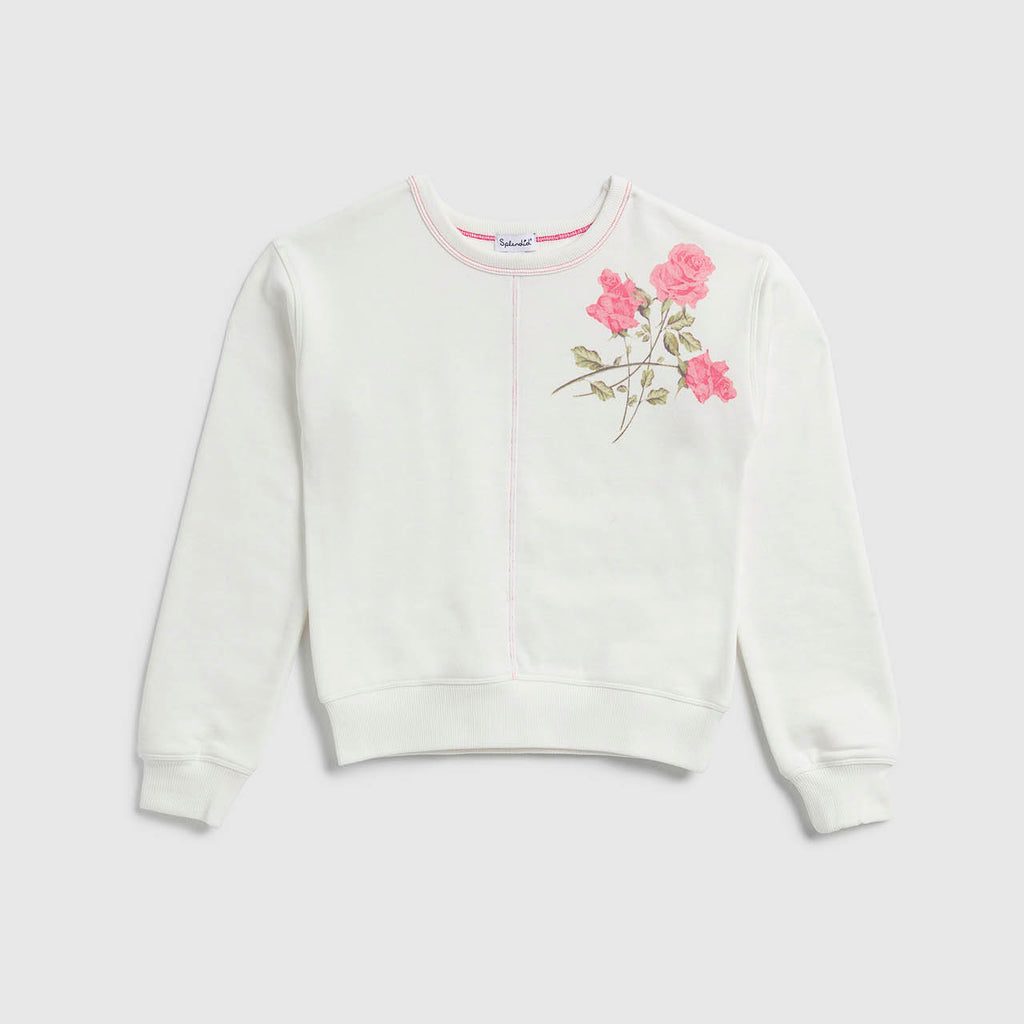 Girls Rose Pullover