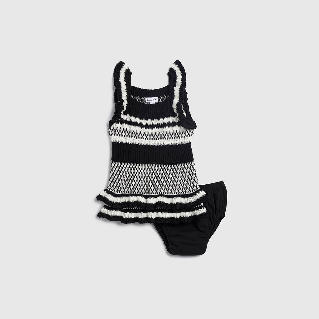Infant Girl Ruffle Sweater Dress
